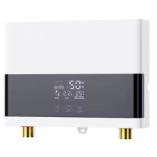 220V Instant Water Heater Bathroom Kitchen Wall Mounted Electric Water Heater LCD Temperature Display