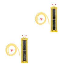2 Sets of U-Shaped Pressure Meter for Accurate Water Column Gas Pressure Measurement Meter Vacuum Pressure Test Gauge Tool Pressure Gauge
