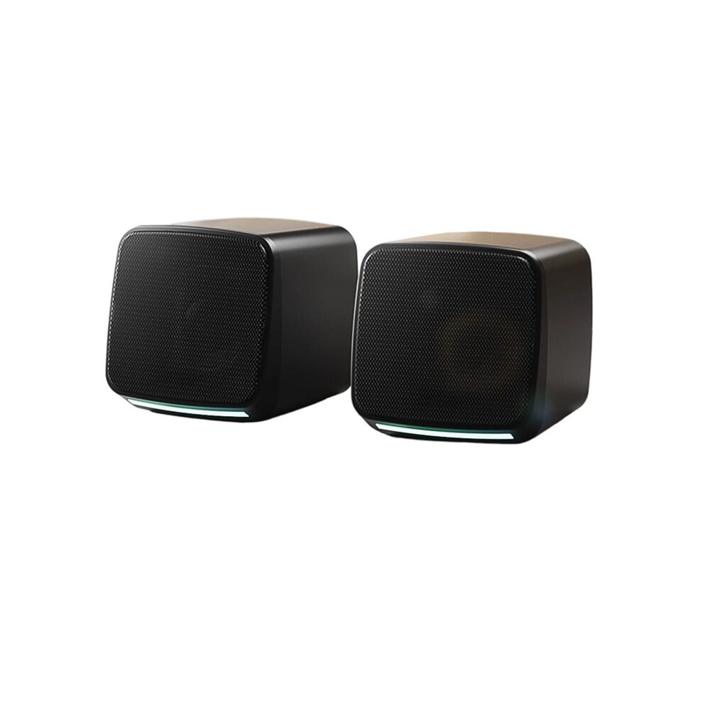Portable Speaker For Computer Usb Powered 3.5 Mm Aux-In Computer Speakers With Lights And Stereo Sound 4713588368863