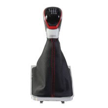 For B6 B7 CC 2005-2013 New Gear Shift Knob 6 Speed MT Lever Change Stick with Gaiter Boot Cover