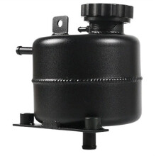 Car Coolant Water Overflow Expansion Tank Reservoir Aluminium Alloy Polished for  Cooper R52 R53 2002-2008 Black