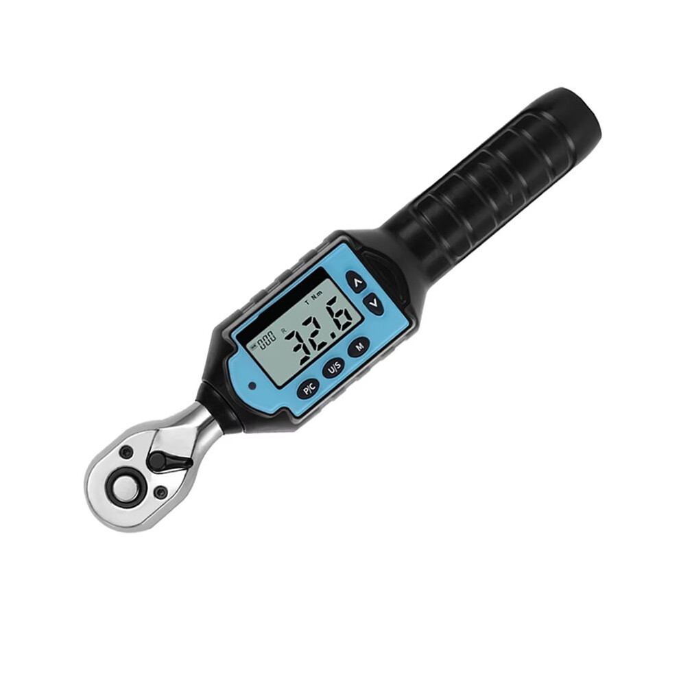 New Digital Preset Torque Wrench 1/4" Bidirectional Ratchet Professional Adjustable Bicycle Repair Hand Tools 6034227920944