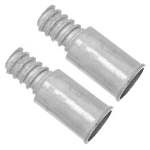 Gängad adapter för kvastskaft i legering, 2-pack