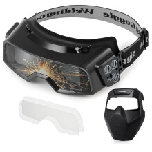 Auto Darkening Welding Goggles, Shade 4/5-9/9-13 Safety Welding Glasses Mask, for TIG MIG ARC Cutting