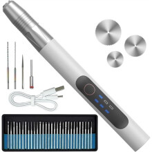 USB-Gravierstift-Set mit Wiederaufladbarem Akku und USB-Gravierwerkzeug für Projekte in Metall, Glas und Holz