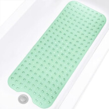 Tappetino da bagno antiscivolo 39x16 pollici, lavabile in lavatrice.
