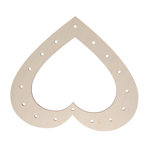 Wood Heart Wreath Frame for DIY Decor