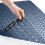 Bath Mat with Suction Cups 35 x 16 in Navy 1