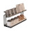 Cup Holder, Storage Rack,Dining Table, Countertop, Glass Cup, Tea Cup, Coffee Cup, Double-Layer Drain Tray Holder 1