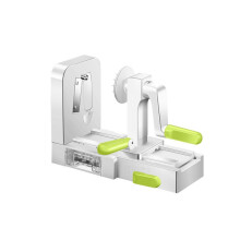 Foldable Vegetable Spiralizer Hand Crank Vegetable Slicer Vegetable Shredder with Extra Blade Box for Cucumber Potato
