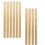 10pcs Wooden Pottery Teaching Rolling Mud Stick Guide Set -5-Size Clay Thickness Tool for Precise Measurement in Pottery 1