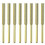 Titanium Plated Diamond Sharpener 8Pcs Chainsaw Bits Set for Electric Chainsaw, Sizes 4.0mm 2
