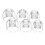 Silicone Ear Tips for KZ LS01, High-Elasticity Earphone Earbuds Tips Comfort Replacement Eartips 1