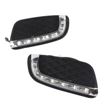 Two-Color LED Daylight DRL Fog Light for Fortwo 2008-2011 Car Accessories