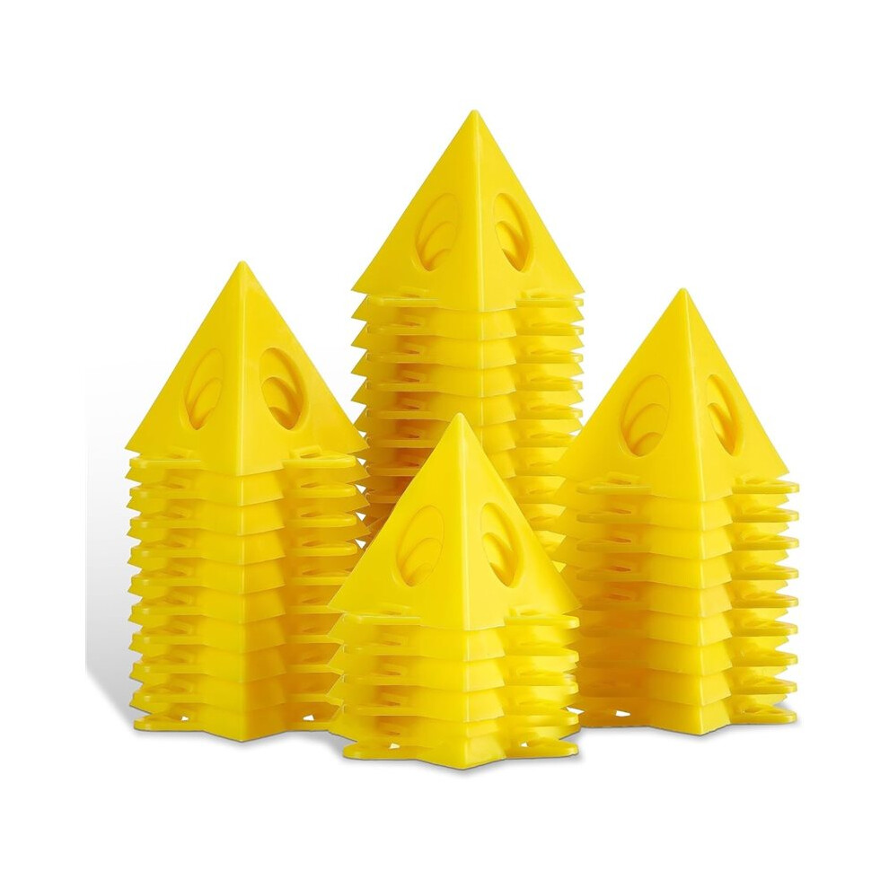 80Pc Pyramid Stands Painter's Painting Stands, Cone Paint Stands For Canvas And Door Risers Support, Paint Pouring 4712875073220