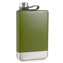 Flacon de 240 Ml de Qualité Supérieure pour Whisky, Flasque de 9 Oz en Acier Inoxydable 304 avec Entonnoir, Étanche, Idéal pour le Camping