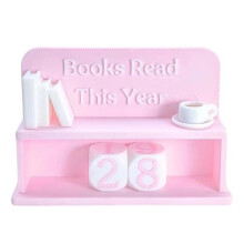 Books Read This Year Counting Ornaments Wear Resist Book Read Tracker Small Book Counter for Teachers Writers Library A