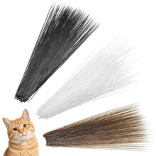 900 Moustaches de Chat, 7,6 cm (3 Pouces), Imitations de Moustaches D'Animaux pour Loisirs Créatifs, Moustaches de Chat en Plastique pour Feutrage de