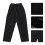 1Paire Pantalon Chef Noir En Polyester Et Mobilité 7