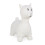 Lama animal rebondissant en blanc crème 2