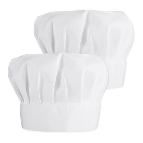 2pcs Professional Chef Hats,Adjustable Chef Hat ,Elastic Cotton Chef Hat Kitchen Cooking Hats Cap Party Baking 1