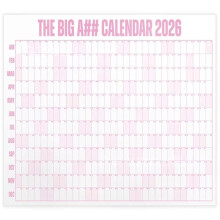 Large 2026 Calendar Planner Sheet Schedule Sticker Planner Target 365 Days Planner Sheet Wall Calendar Office Supplies A