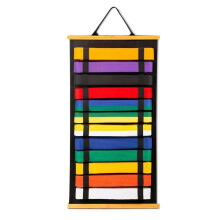12 Belts Karate Belt Display Rack,  Taekwondo Belt Display, Martial Art Belt Display Holder for Martial Art Learner