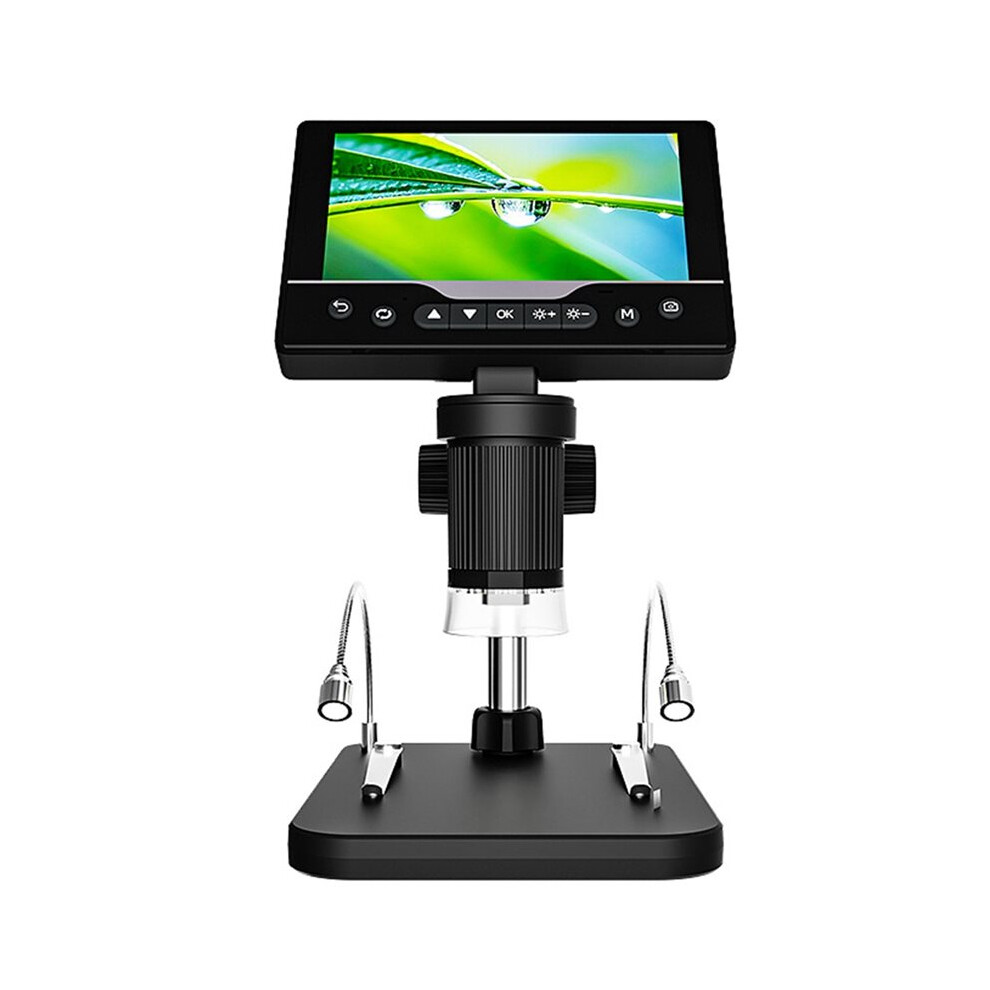 Portable Hd Electronic Digital Microscope With 2 Fill Circuit Board Repair Industrial Inspection 5-1000X Magnifier Light 4712355777976