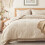 Beige Tufted Comforter Set 7-Piece All-Season 1
