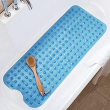 Tappetino da bagno antiscivolo 39x16 pollici con 200 ventose