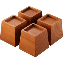 Pine Wood Furniture Risers 4 Inch – 4 Pack