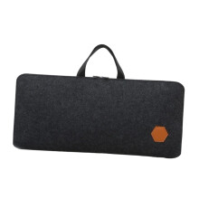 Keyboard Storage Bag Lightweight Stylish Mobile Office PC Keyboard Case Black