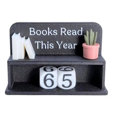 Books Read This Year Counting Ornaments Wear Resist Book Read Tracker Small Book Counter for Teachers Writers Library C