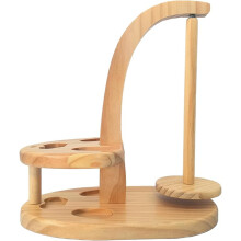 Yarn Holder for Crocheting, Wooden Yarn Holder, Yarn Spinner with Magnetic,Crochet Gift for Knitting Lovers