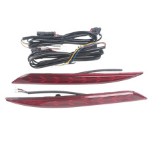 Car Brake Lights Rear Fog Lights LED Taillights Rear Bumper Lights Fishbone Taillights for Model 3 Model Y