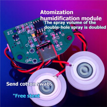 5-Teiliges DIY-Set für -Luftbefeuchter Typ C Nebelgenerator, Treiberplatine, Vernebler, Zerstäubungsfolie, -Oszillationsfunktion