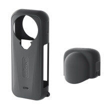 AMAGISN Full Body Protective Case for X4 Air Portable Shockproof Dustproof Silicone Cover with Lens Cap