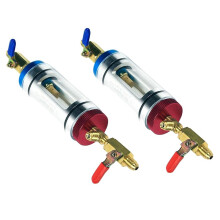 Automotive Air Conditioning Refrigeration Oil Filtration Analyzer Refrigerant Oil Replacement Tool Purity Detection 2pc