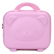 Promi-Mode-Souvenir-Teddybär-Hand-Aufbewahrungs-Make--Etui, Tragbar, mit Reißverschluss und Zahlenschloss, Material B