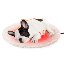 Heated Pet Pad Compatible with Purr Pads, Chew-Proof USB/Outdoor Solar Heating for Cats & Dogs