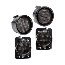 Smoked Lens Turn Signal & Side Lights Kit for JK 2007-2017 LED Blinker Accessories