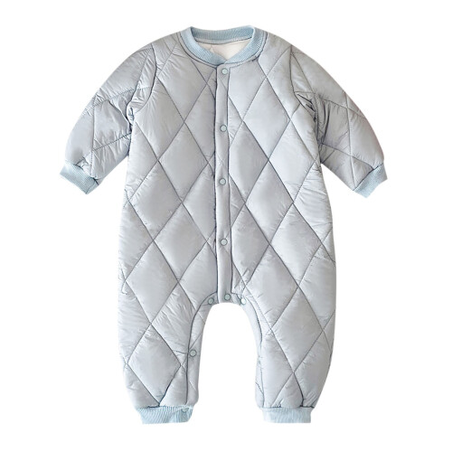 Mikilon Baby Snowsuit Winter Coat Warm Button Down Romper Puffer Jacket