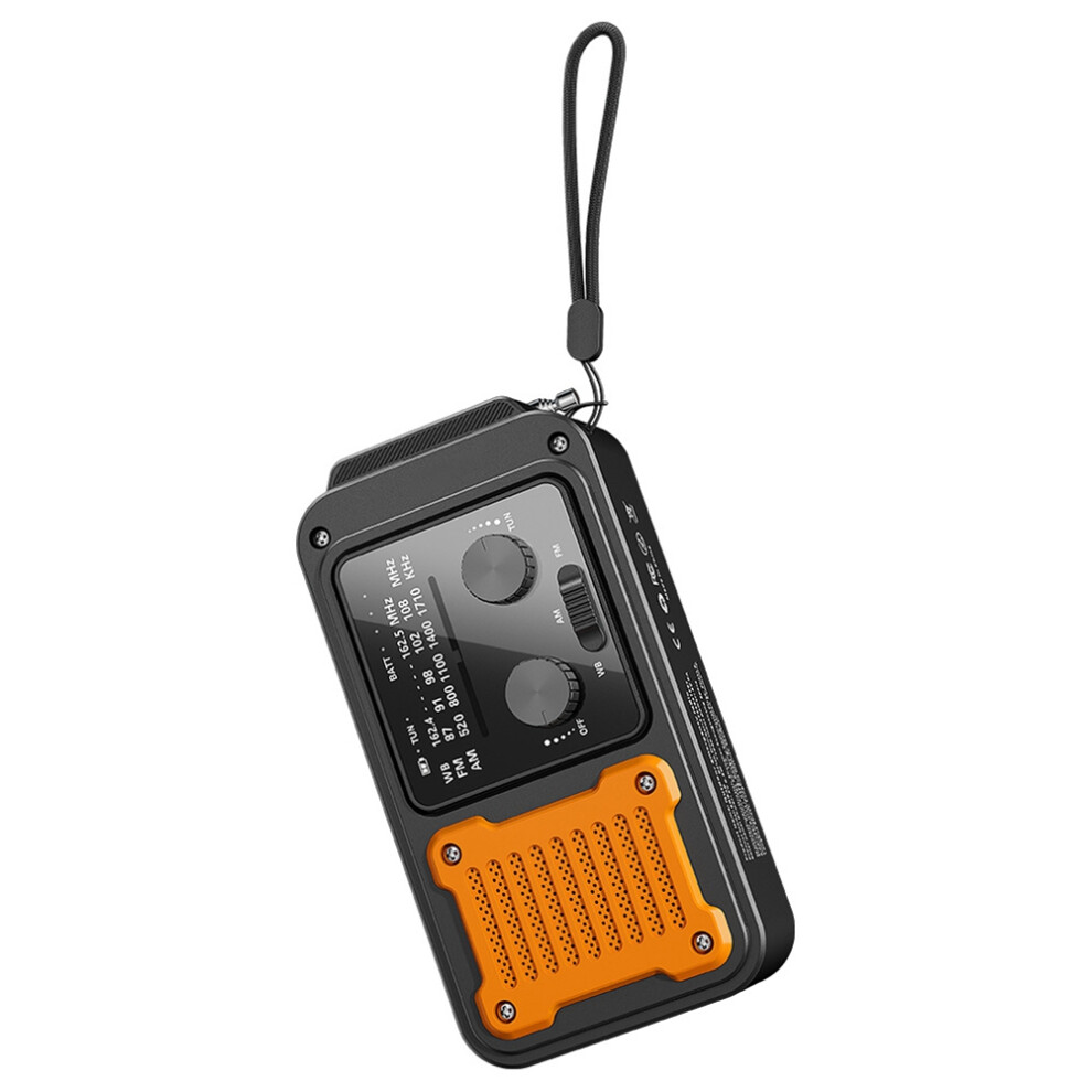 Emergency Hand Crank Radio Full-Band Am Fm Noaa Noaa Weather Radio Sos Led Flashlight Power Bank Solar Radio A 4713795822066