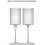 Räfflade rödvinsglas, set om 2, 47 cl 3