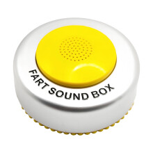 Fart Noise Maker,Button Style Fart Machine,Sound Effects Fart Button,Stress Relief Gag Gifts Funny Adult,White