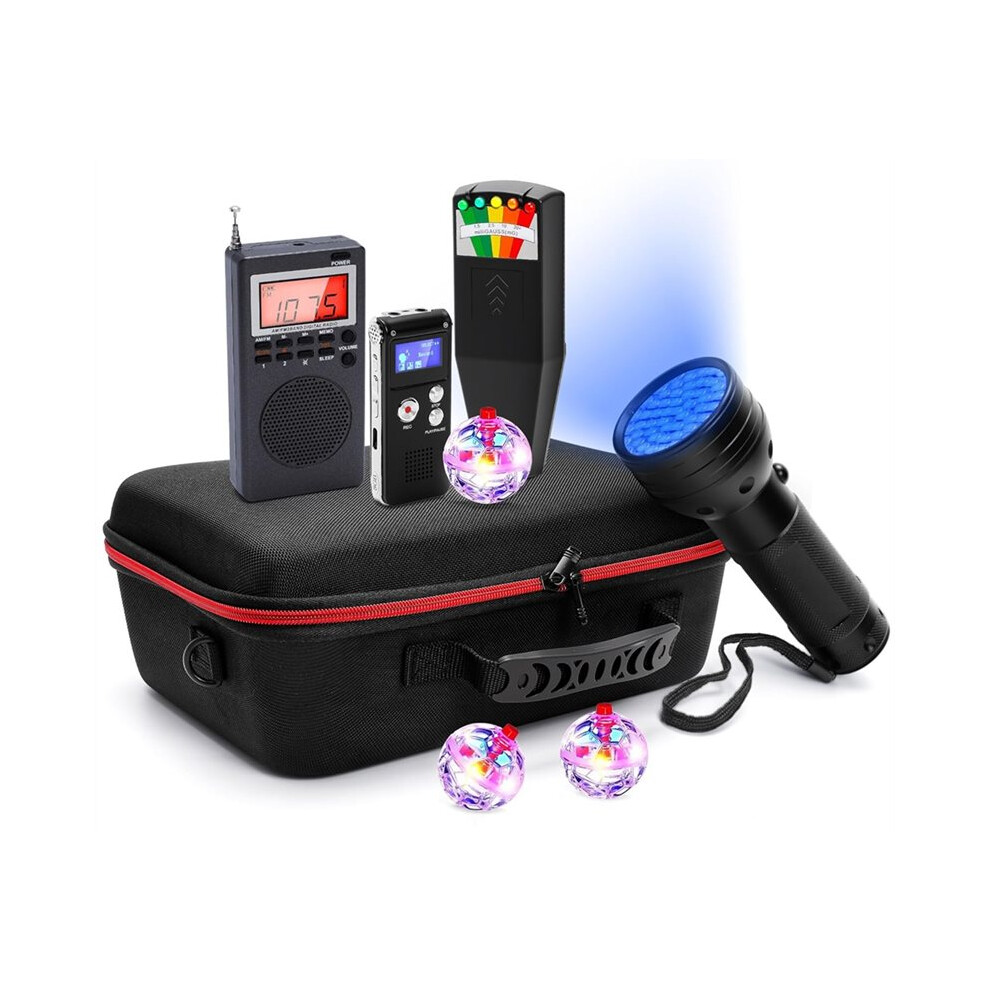 8 Pcs  Equipment Kit, for Beginners & Investigators, Complete  Investigation Equipment Bundle with EMF Meter