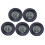 unbranded 5 PC Thermometer Hydrometer Humidity Reptile Hygrometer Black 5