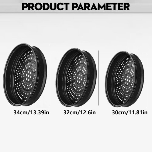 Panier vapeur multicouche antiadhésif noir 2
