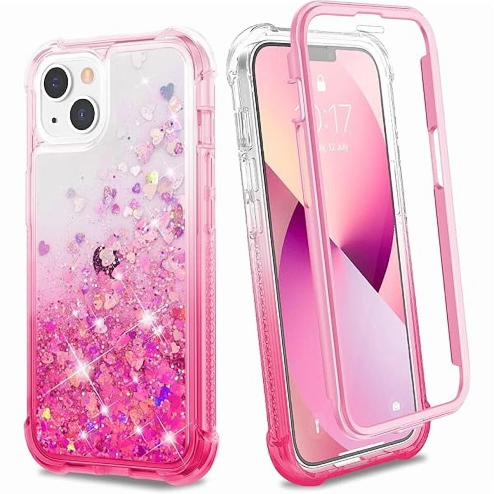 Glitter Liquid Case For Iphone 13 And 14 6.1 Inch With 9341593840798