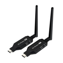 50M 5G 1080P -Ccompatible Wireless Audio Video Transmitter Receiver Extender for Camera PC to TV Monitor Projector